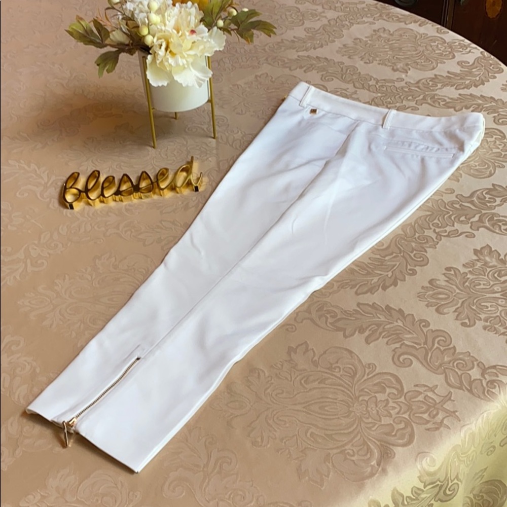 Ivanka Trump Pants With Gold Zipper Details